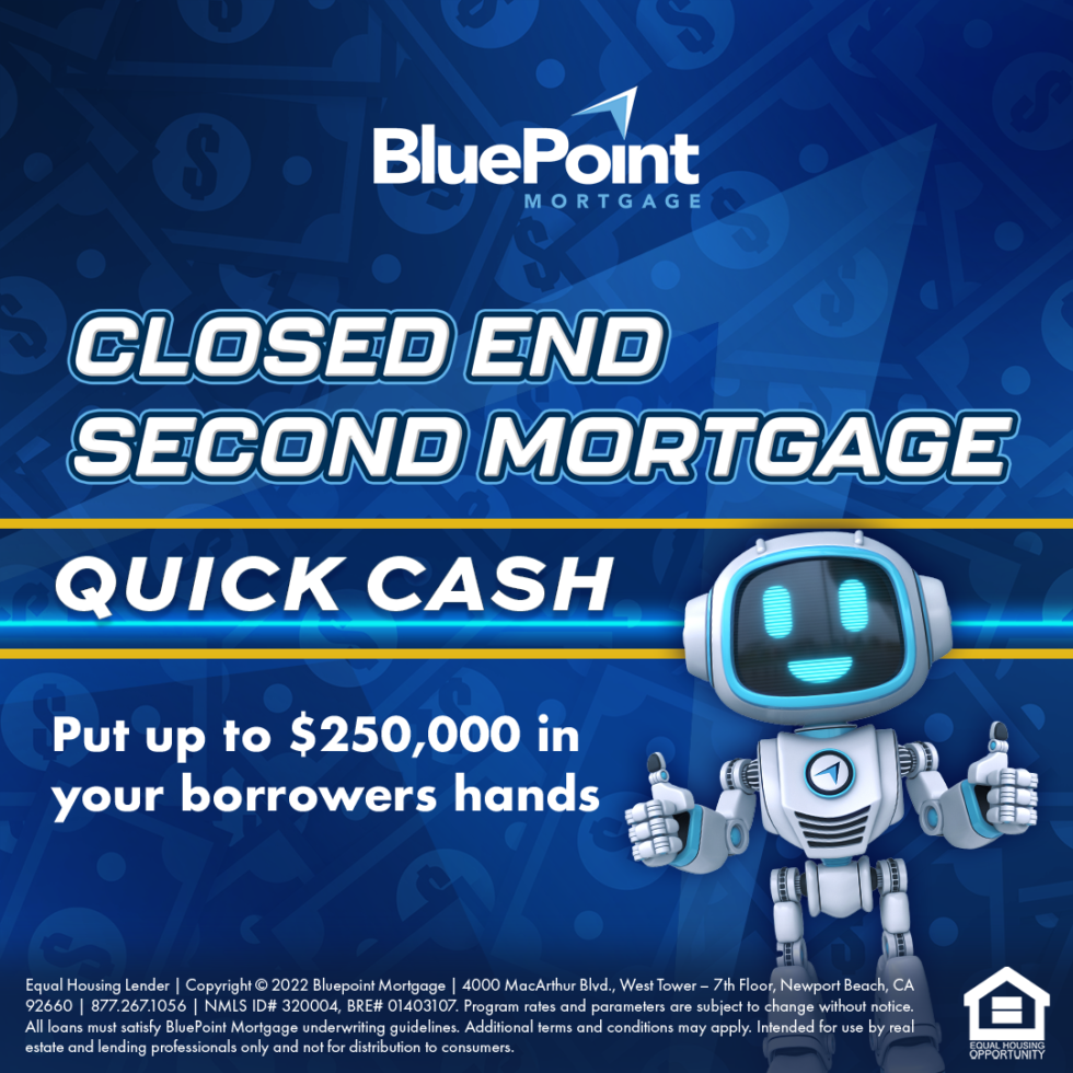 Closed End Seconds BluePoint Mortgage Closed End Seconds BluePoint Mortgage